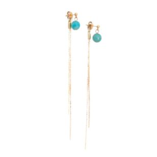 Boucles d'oreilles Charlotte agate brésilienne