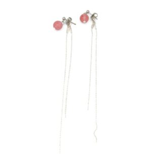 Boucles d'oreilles Charlotte quartz cherry