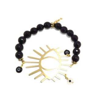 Bracelet élastique Ibiza noir