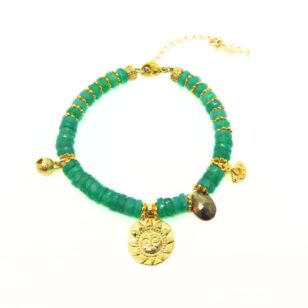 Bracelet Ananda Onyx vert