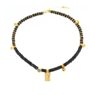 Ras de cou Ananda Spinelle noir