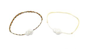 Bracelet coeur en ceramique blanc