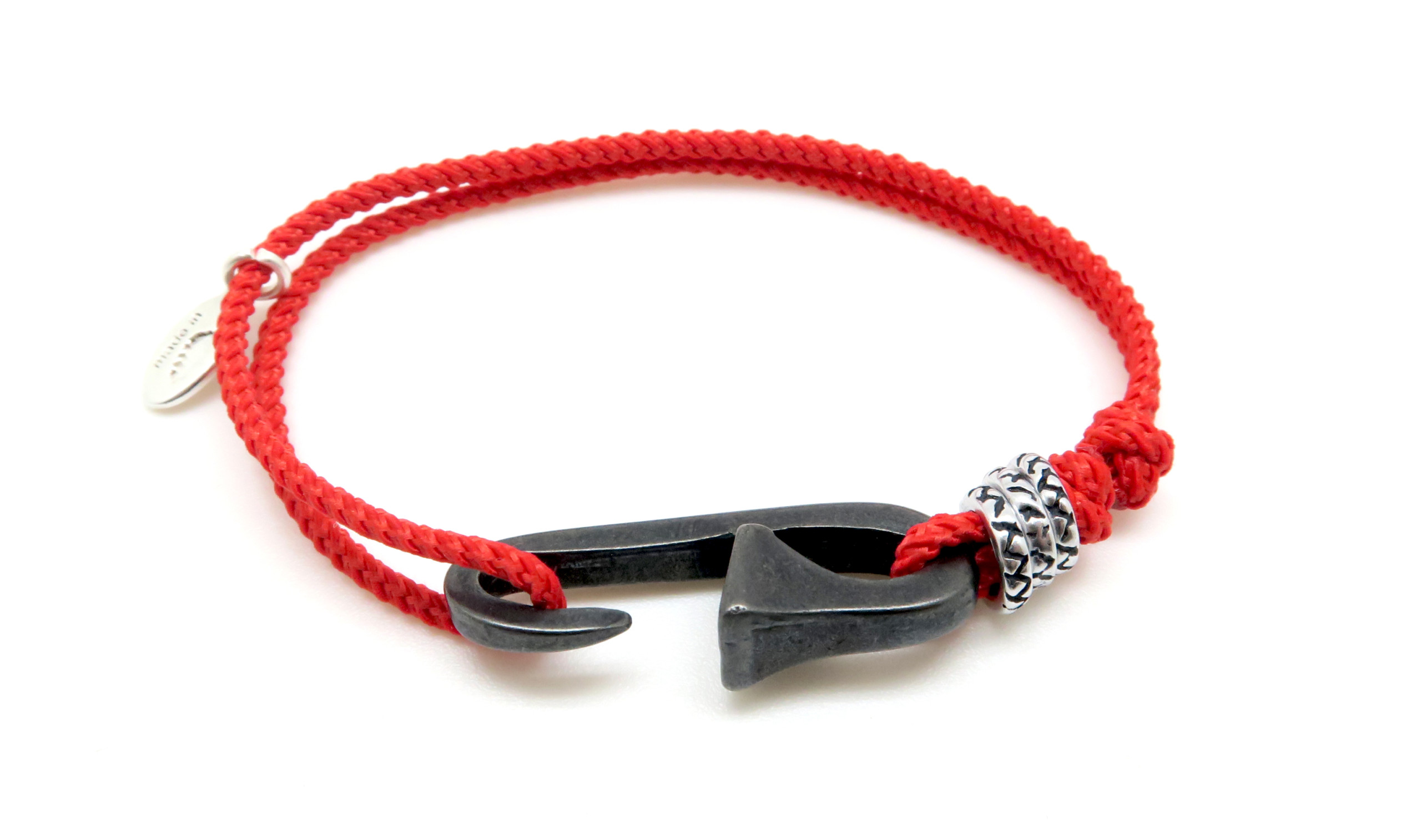Bracelet Trek mousqueton rouge