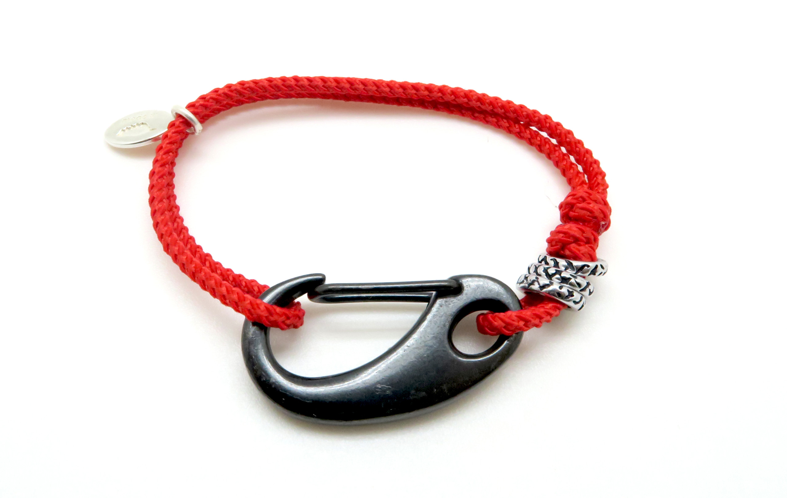 Bracelet Trek mousqueton rouge