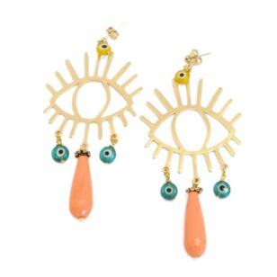 Boucles d'oreilles Ibiza Corail