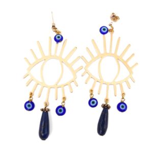Boucles d'oreilles Ibiza Lapis Lazuli