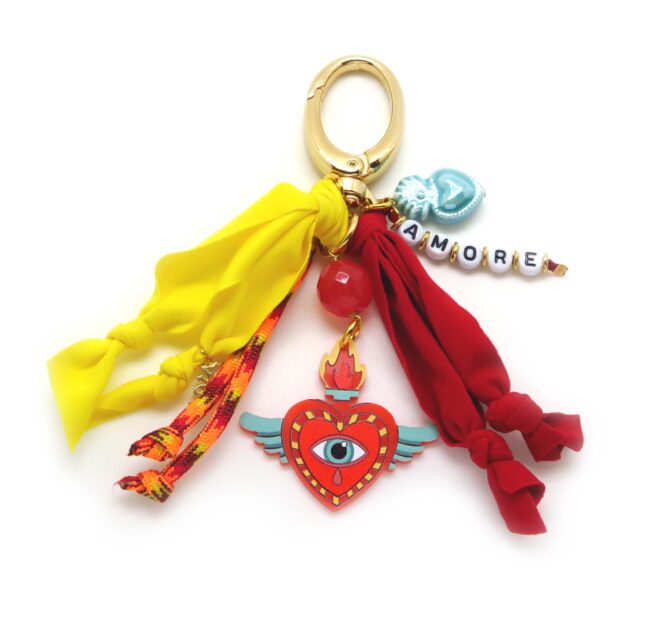 Porte-clés ou bijoux de sacs Nadia