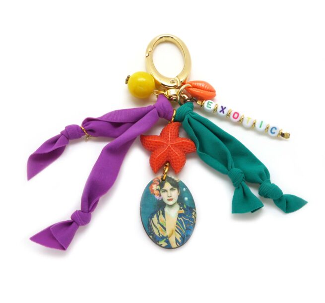 Porte-clés ou bijoux de sacs Nadia