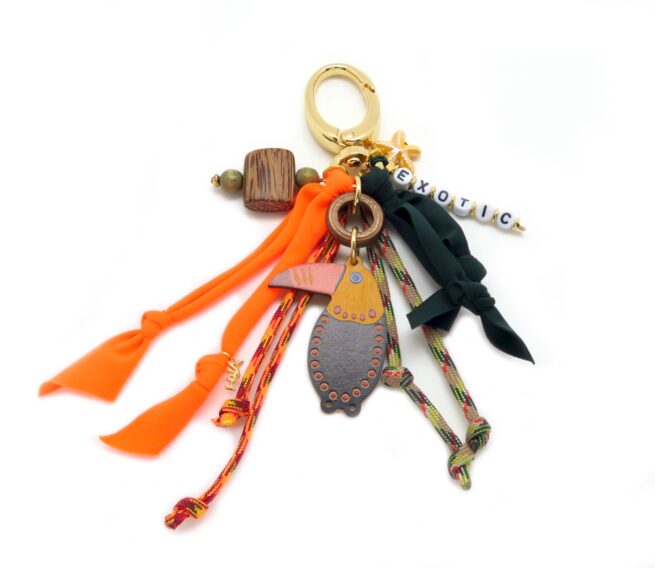 Porte-clés ou bijoux de sacs Nadia