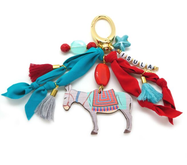 Porte-clés ou bijoux de sacs Nadia
