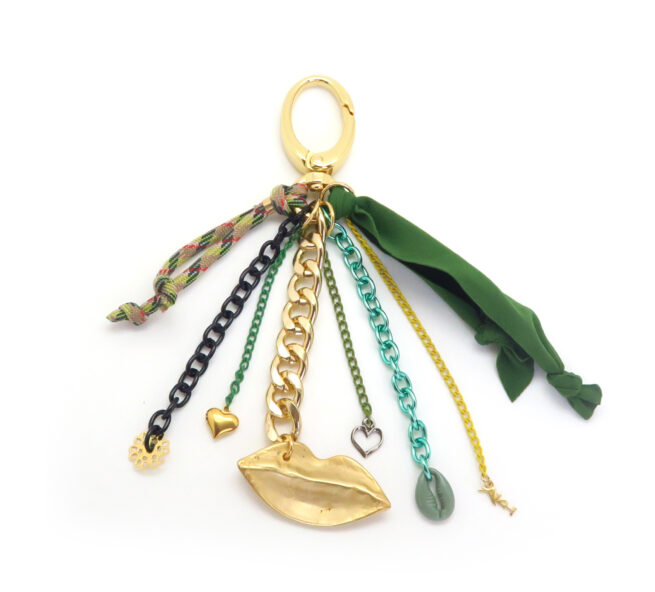 Porte clés ou bijoux de sacs Nadia