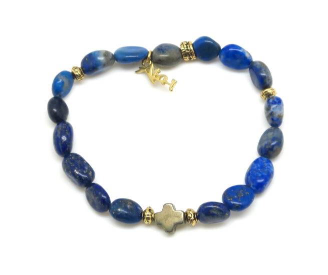 Bracelet en pierre Maddalena Lapis-lazuli