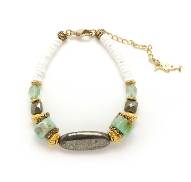 Bracelet Yna Pyrite – Image 3
