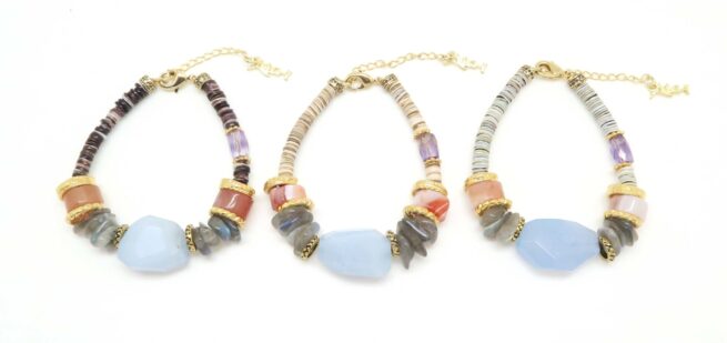 Bracelet Yna Aigue Marine – Image 2