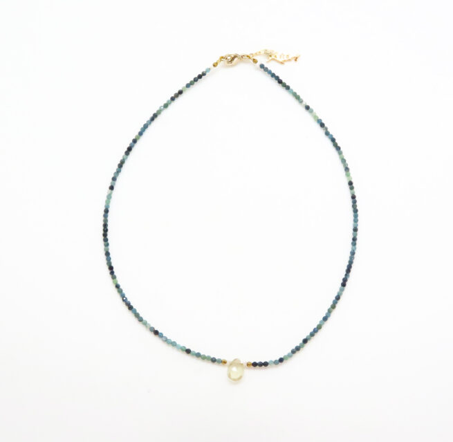 Ras de cou Joséphine Tourmaline bleue – Image 5