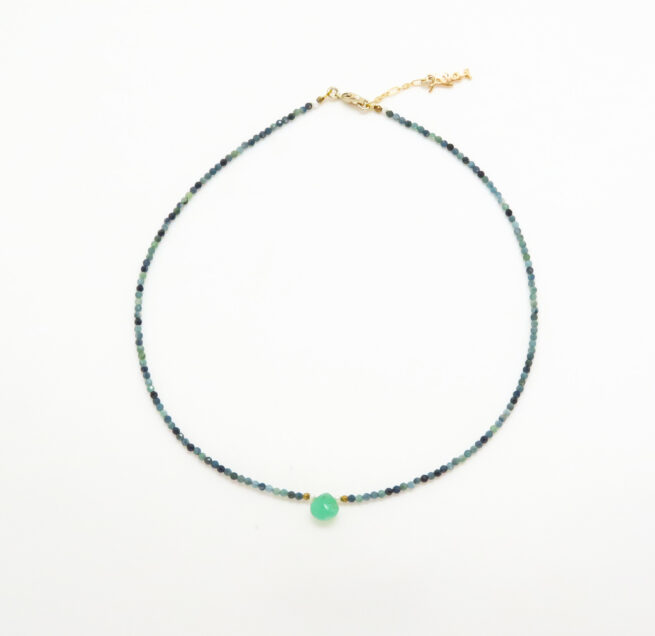 Ras de cou Joséphine Tourmaline bleue – Image 4