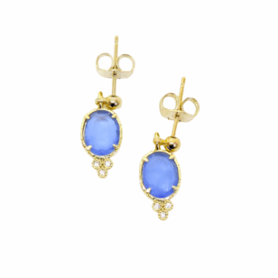 Boucles d’oreilles Romy bleu lavande