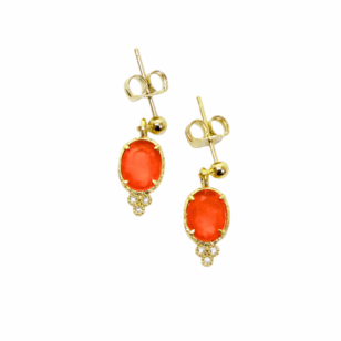 Boucles d’oreilles Romy orange