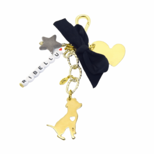 Porte-clés chien personnalisable Nadia