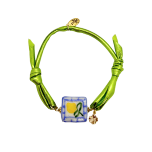 Bracelet Candy Bar avec perle citron en verre
