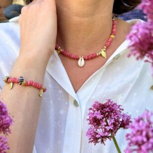 Bracelet Acqua rose bonbon