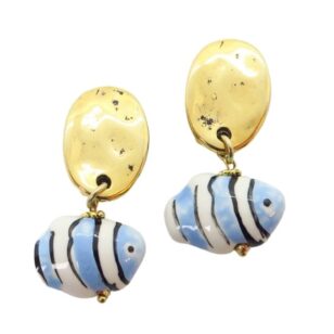 Boucles d’oreilles acqua poisson ciel