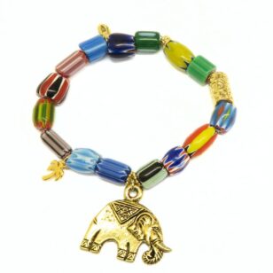 Bracelet élastique Babacar Multicolore