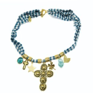 Collier Billie Dolce Vita vichy canard