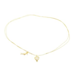 Ras de cou lurex Romy blanc