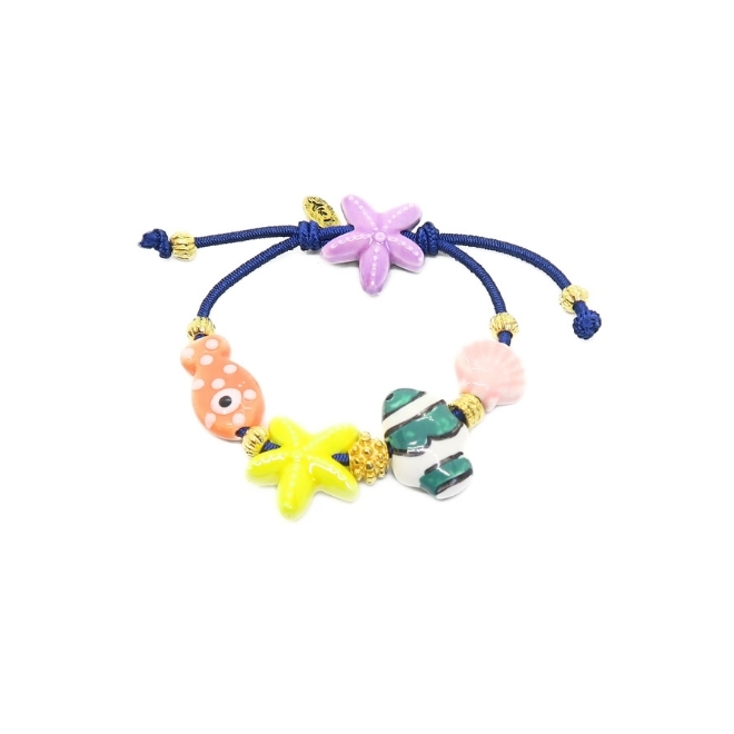 Bracelet élastique Acqua multicolore – Image 3
