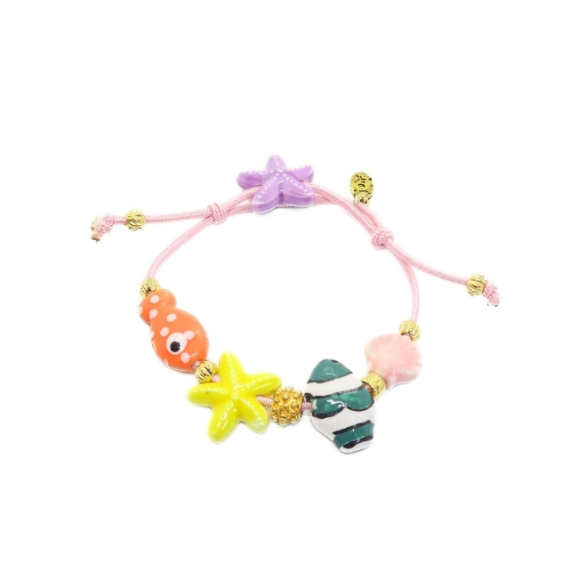 Bracelet élastique Acqua multicolore – Image 2
