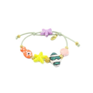Bracelet élastique Acqua multicolore