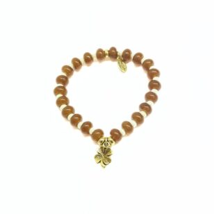 Bracelet Cocktail jade choco et nacre