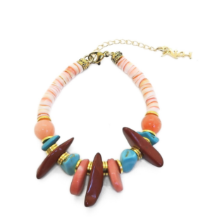 Bracelet Yna Jaspe et turquoise
