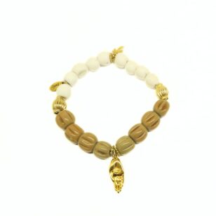 Bracelet Mykonos perles beige