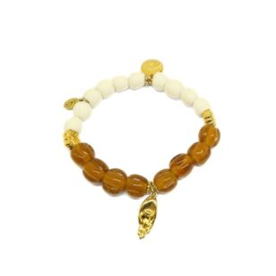 Bracelet Mykonos perles ambre