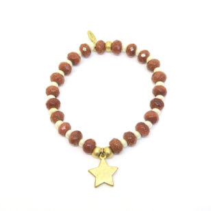 Bracelet Cocktail pierre de lune et nacre
