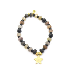 Bracelet Cocktail jaspe et noir